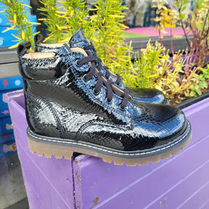 Bopy Shiva Black Croc Effect Patent