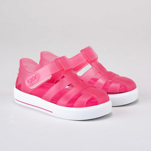 Igor Star fuchsia jelly sandal