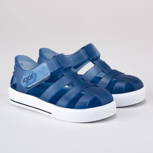 Load image into Gallery viewer, Igor Star Marine Jelly Sandal

