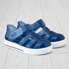 Load image into Gallery viewer, Igor Star Marine Jelly Sandal
