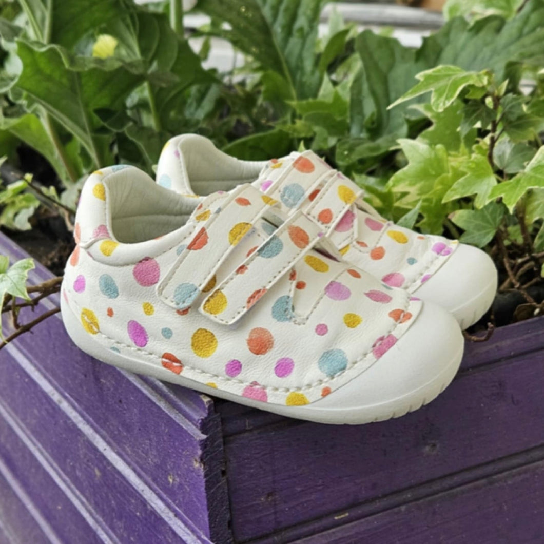 Andanines Polka Dot Leather Pre-Walker 242204