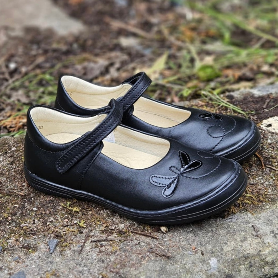 Froddo School Shoe Mia DF Black Leather