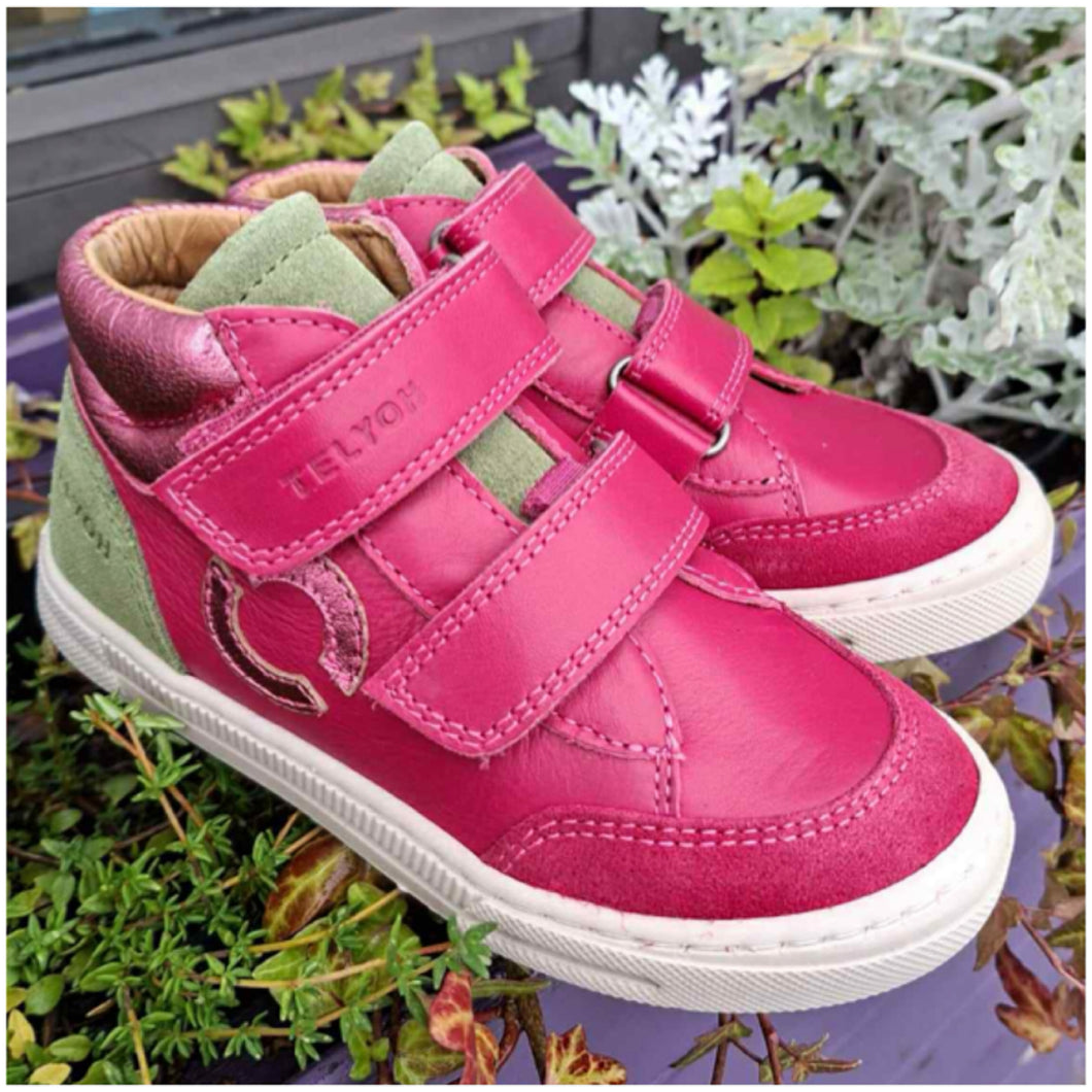 Telyoh Tom Logo High Berry/Multi Hi-Top Boot