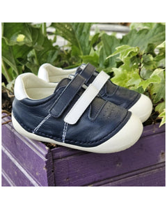 201189-8 Pre-walkers Navy/White