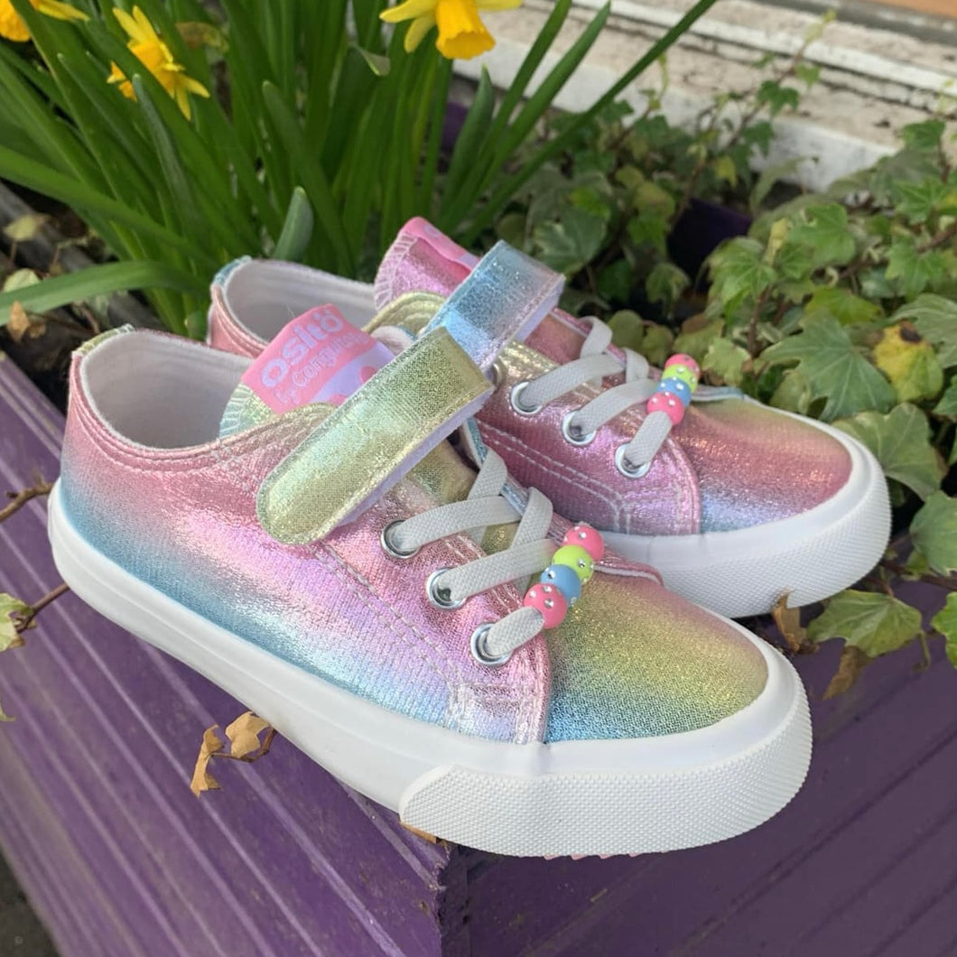 Conguitos Rainbow Multi Canvas Shoe Rainbow Multi