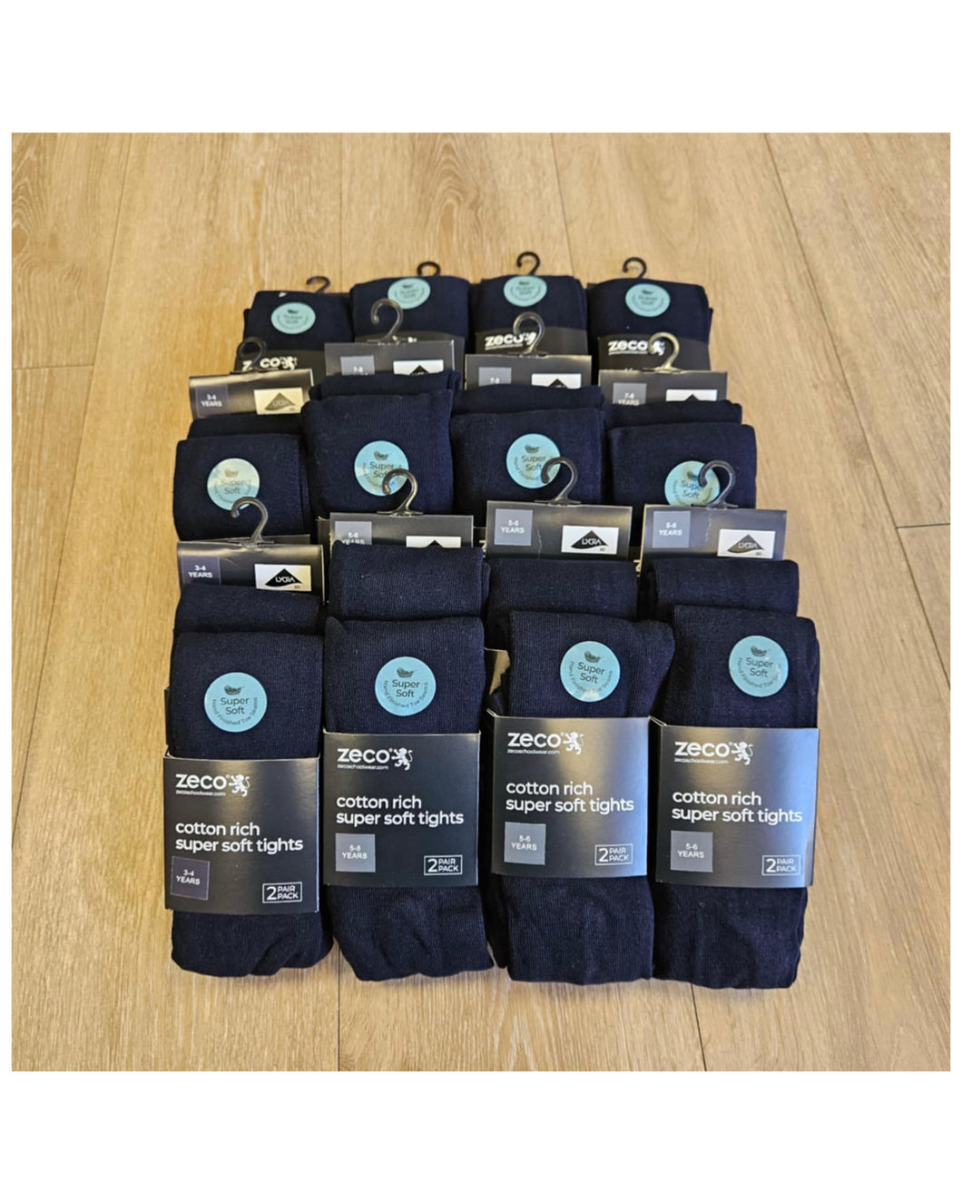 Zeco Navy Blue Cotton Tights