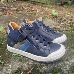 Bopy Volt Navy Hi-Top Boot