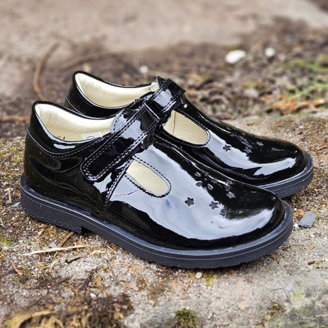 Froddo School Shoe Evia Black Patent