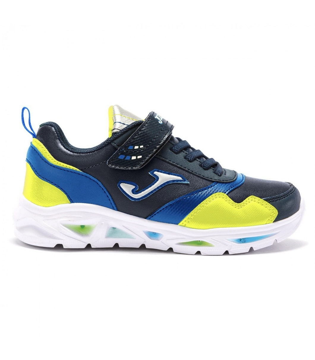 Joma Star JR 2403 Navy Royal Light Up Trainer