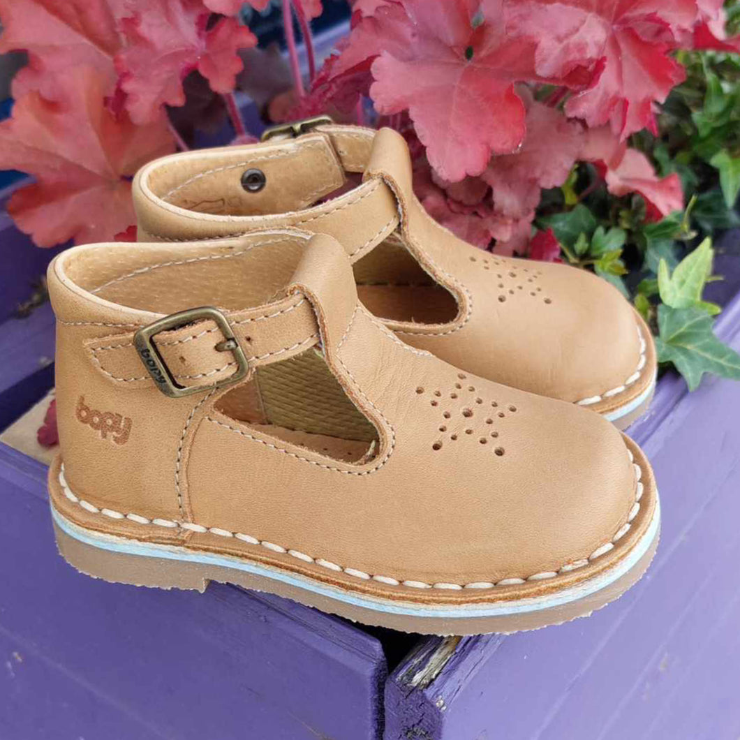 Bopy Map Tan Leather