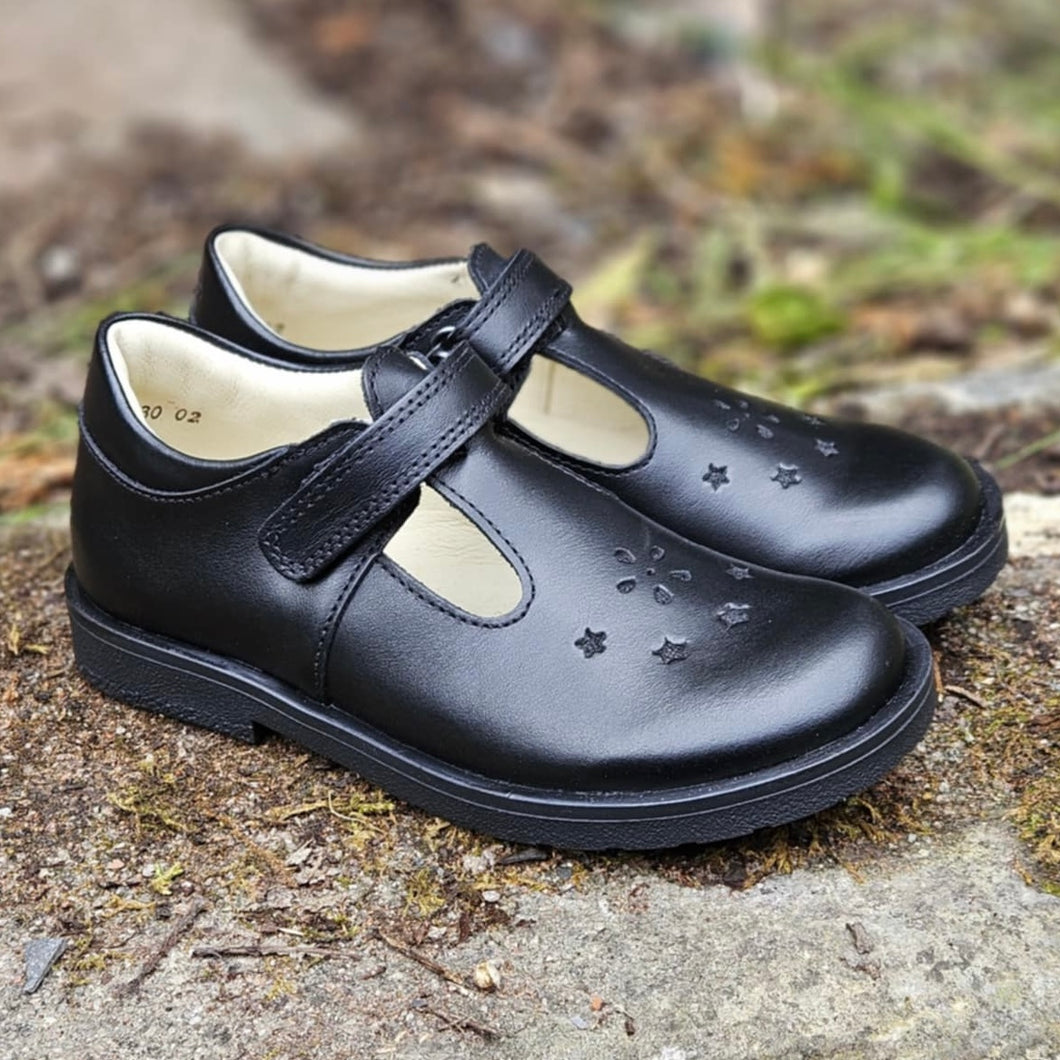Froddo School Shoe Evia Black Leather
