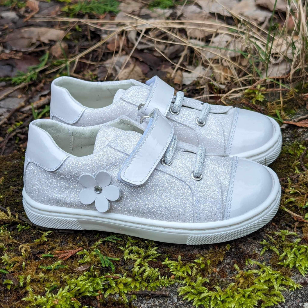 Andanines 231320 Patent/Glitter Blanco