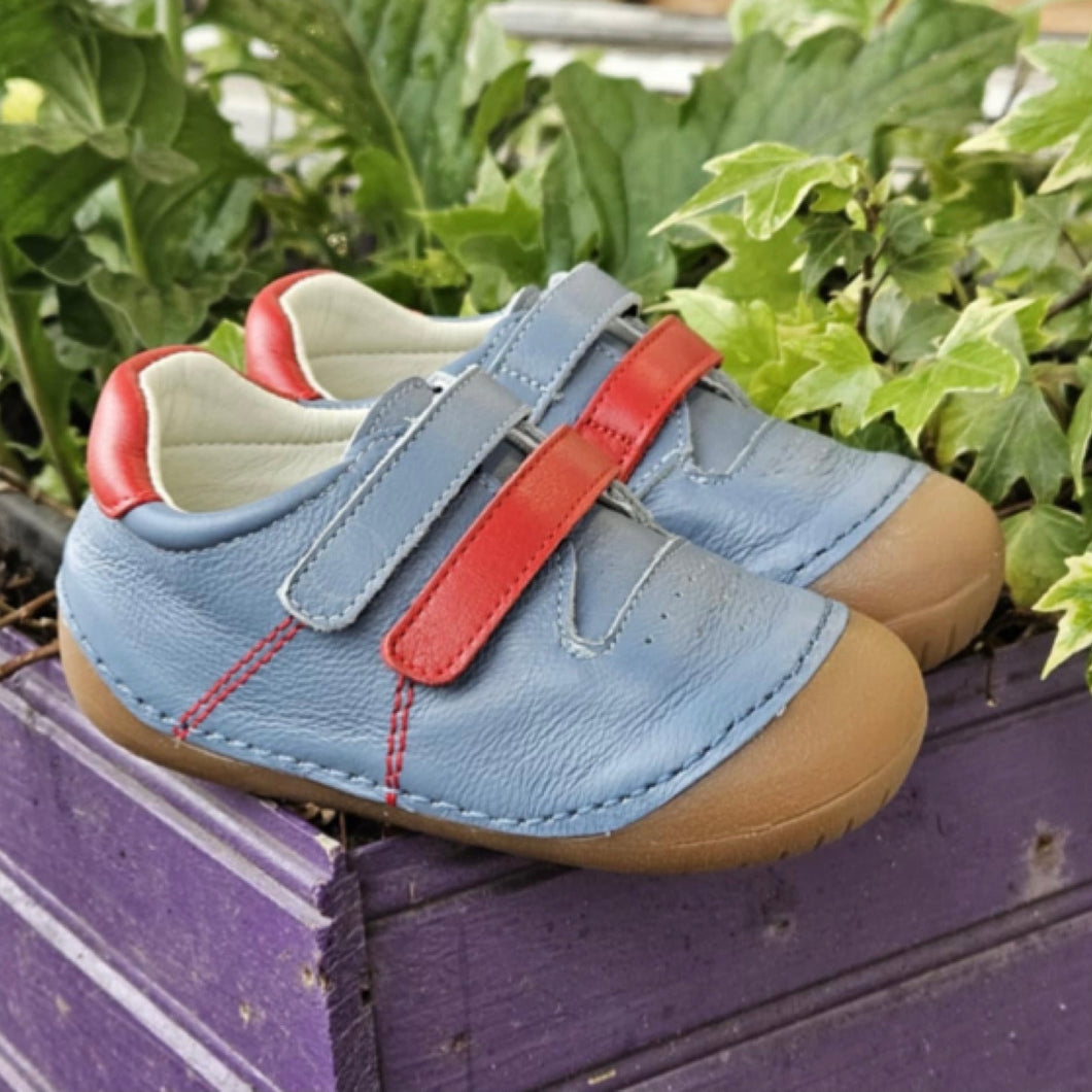 Andanines Jeans/Red Leather Pre-Walker 201189