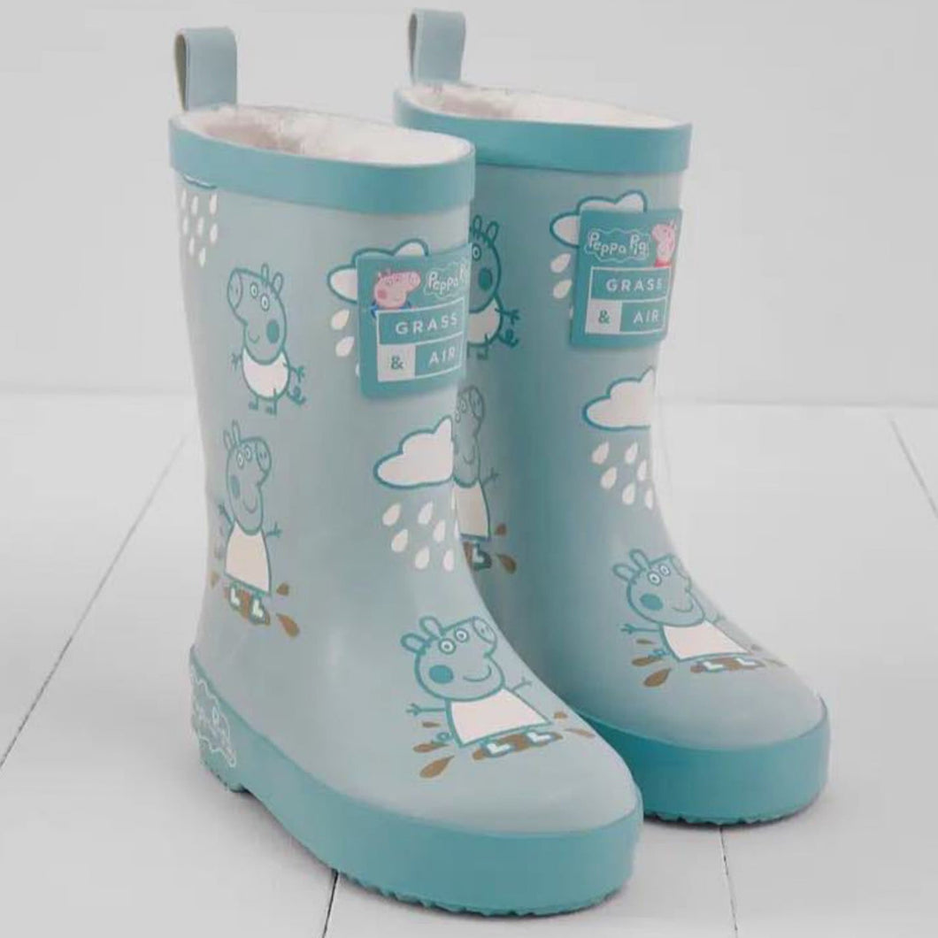 Grass & Air Blue Wellies Peppa Pig