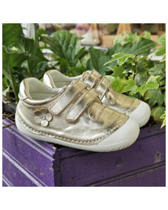 242204-8 Pre-walkers Metallic Gold