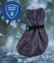 Load image into Gallery viewer, Rain Sock Purple Dinosaur
