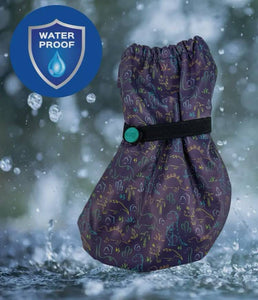 Rain Sock Purple Dinosaur