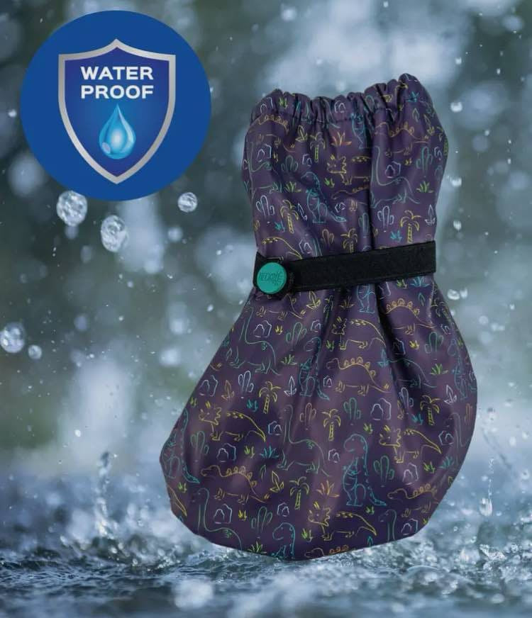 Rain Sock Purple Dinosaur