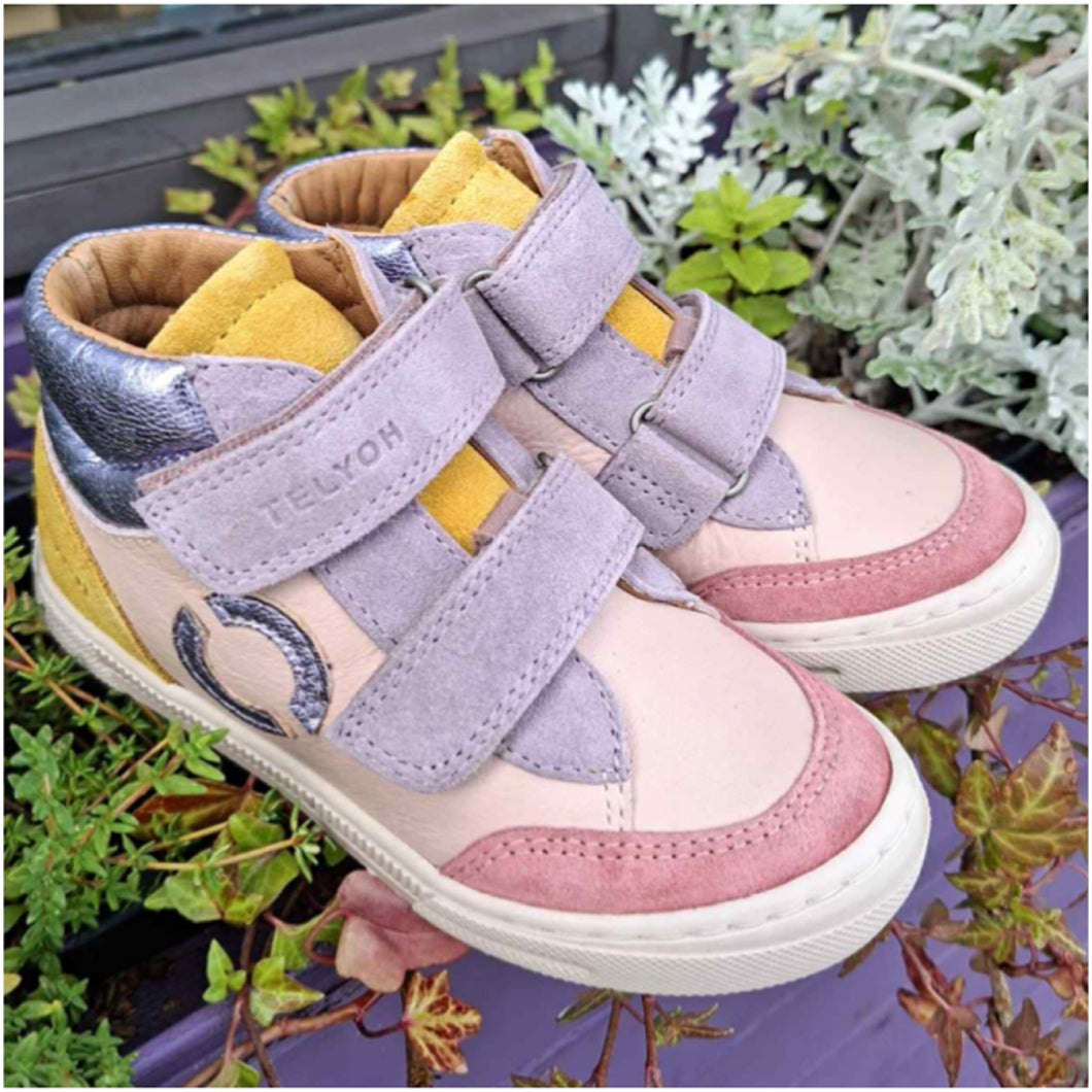 Telyoh Tom Logo High Pink/Multi Hi-Top Boot