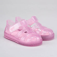 Load image into Gallery viewer, Igor Star Glitter Rosa Jelly Sandal
