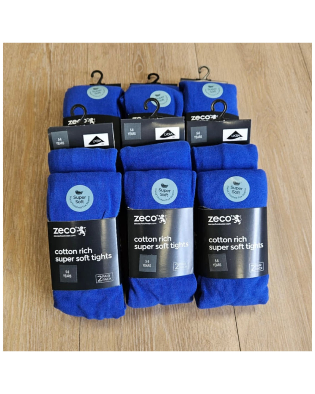 Zeco Royal Blue Cotton Tights