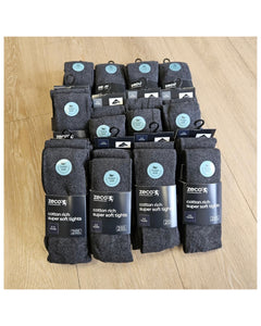 Zeco Charcoal Cotton Tights