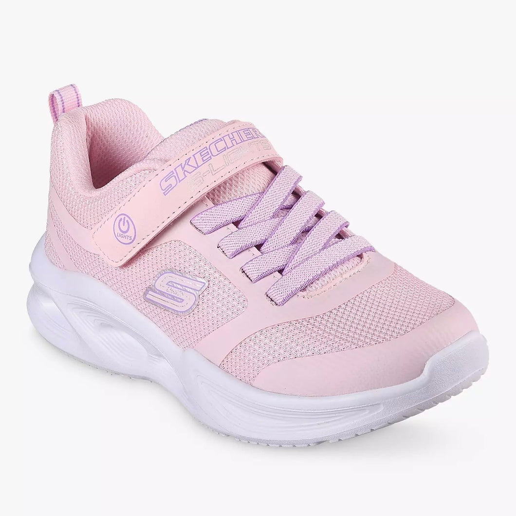 Skechers Sola Glow Light Pink Light Up Trainer