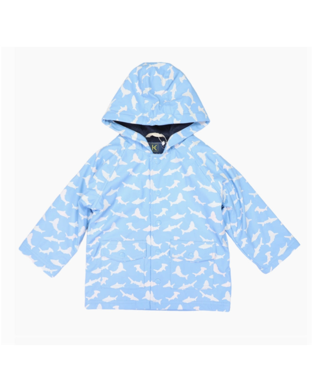 Colour Change Sharks Blue Raincoat