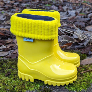 Term snow boots Rolltop Yellow