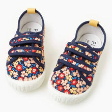 Load image into Gallery viewer, Walnut Navy Canvas Shoe Play Ben Fields
