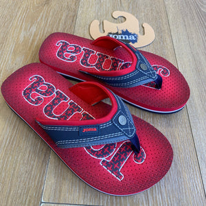 Joma Red Flipflops