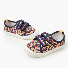 Load image into Gallery viewer, Walnut Navy Canvas Shoe Play Ben Fields
