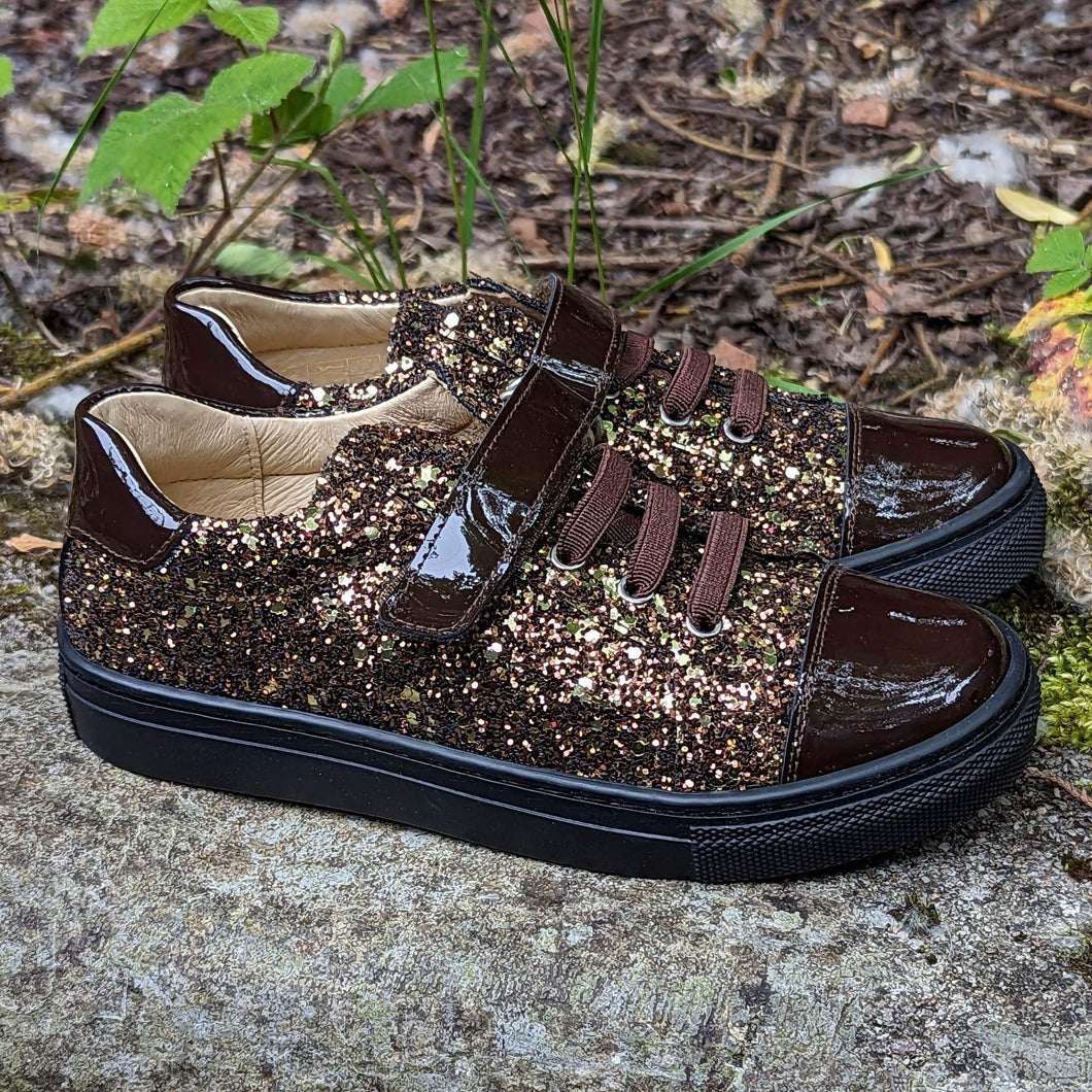 Andanines 221671-13 Brown Glitter Patent