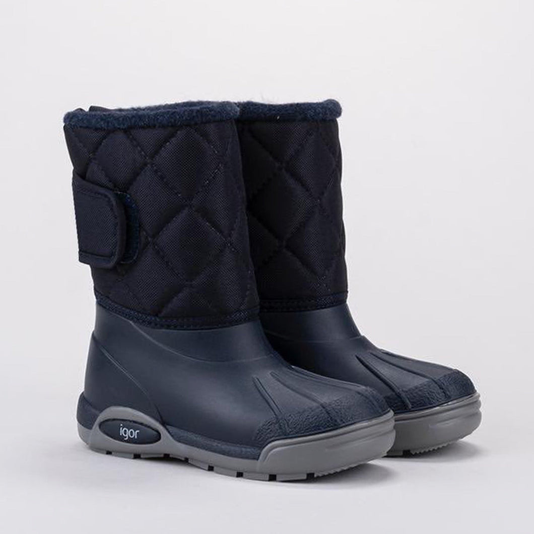 Igor Snow Boots Topo Ski Navy