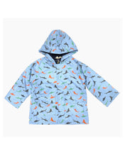 Load image into Gallery viewer, Colour Change Sharks Blue Raincoat
