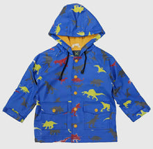 Load image into Gallery viewer, Korango Dino Blue Colour Change Raincoat
