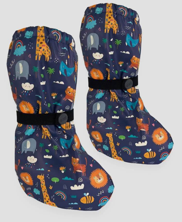 Heckbo Rain Socks Navy Jungle