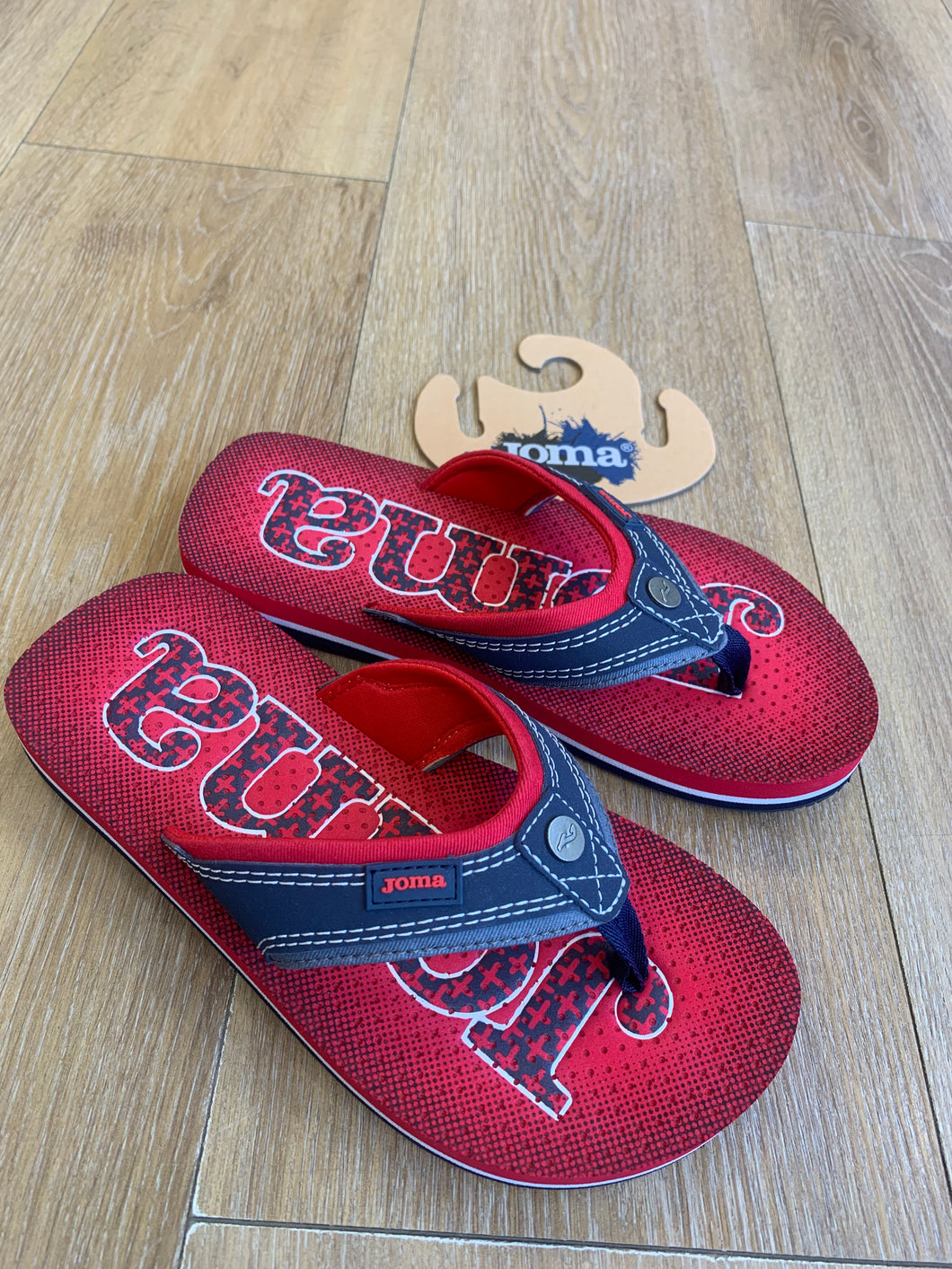 Joma Red Flipflops