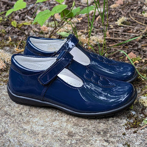 Andanines 212594-4 Navy Patent School Shoes