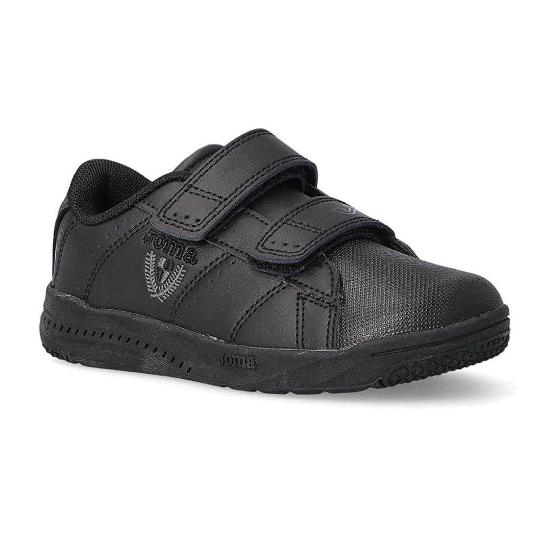 Joma Play Jnr 2101 Black School Trainer