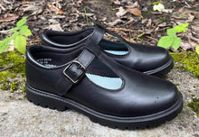 Load image into Gallery viewer, Term Connie Black Leather School Shoes

