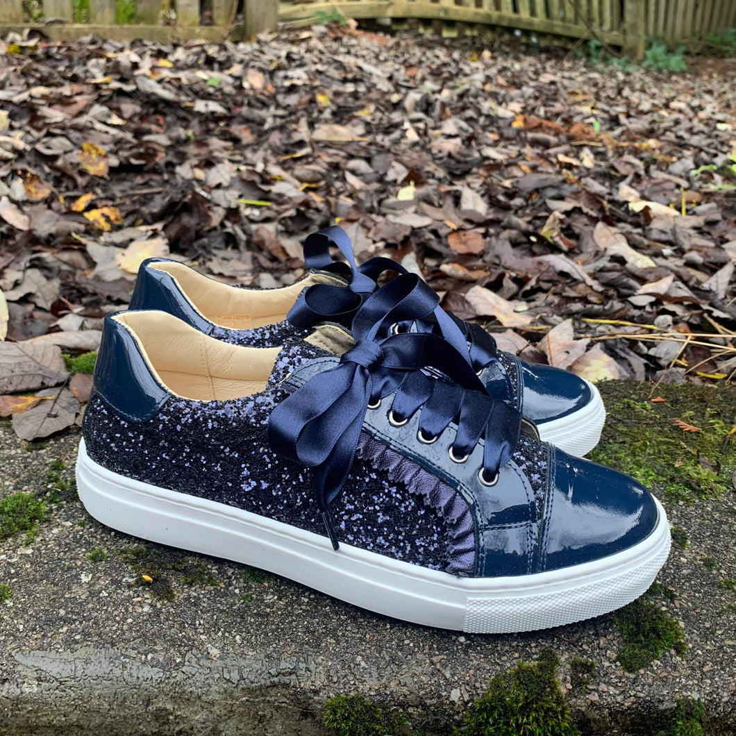 Andanines 212755 L Navy Patent Glitter LIMITED EDITION